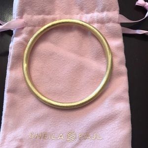 Gold Sheila Fajl Bangle Bracelet